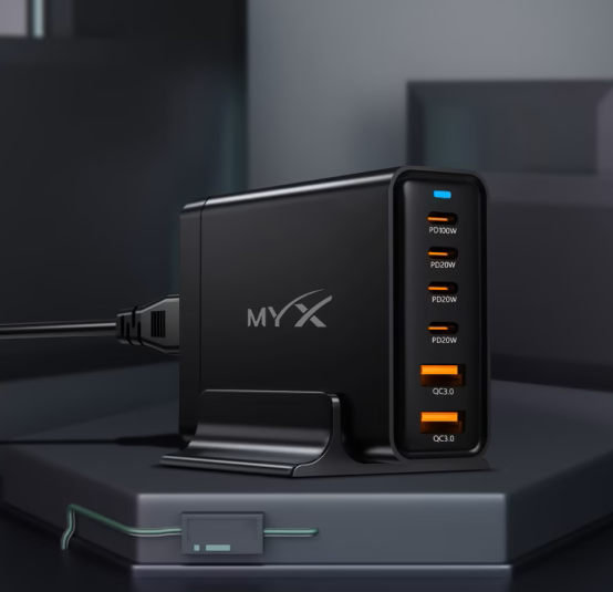 MYX PRO PowerDock 100W GaN Charging Station for Devices