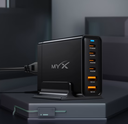 MYX PRO PowerDock 100W GaN Charging Station for Devices