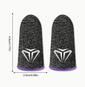  Mobile Game Fingertip Gloves for PUBG Gamer Sweatproof Anti-slip (2pieces)