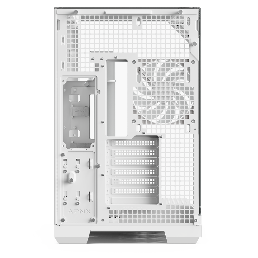 APNX HAVN V2 premium PC case 3GLASS FP3-140 ARGB PWM FAN X4 APCM-VI102143.21-WHITE