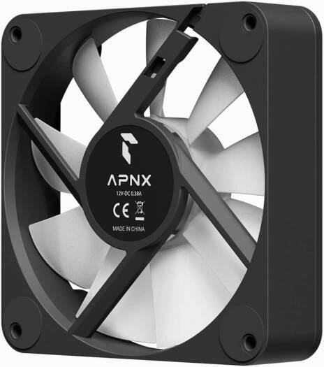 APNX FP1-RQ 120 PWM ARGB Case Fan Black-Reverse | APF3-XX11247.11