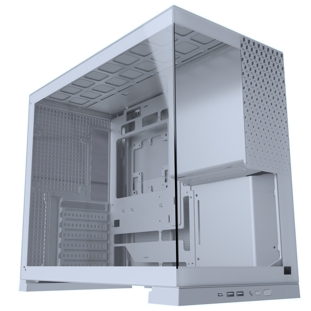 (Jungle Leopard Case AX-1 ATX WHITE (without fans