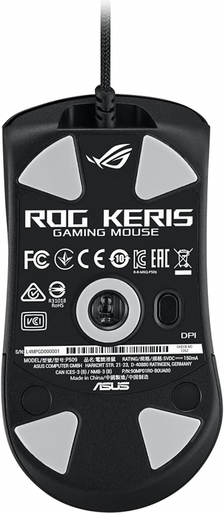 ASUS ROG Keris Ultra Lightweight Wired Gaming Mouse-Black
