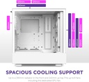 CASE NZXT H5 FLOW RGB WHITE