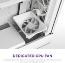 CASE NZXT H5 FLOW RGB WHITE