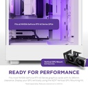 CASE NZXT H5 FLOW RGB WHITE