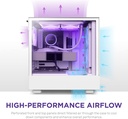 CASE NZXT H5 FLOW RGB WHITE