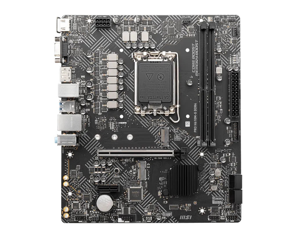 MB MSI PRO H610M-G D4 