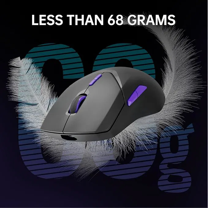 RAPOO VT9 PRO 4K BLACK/Purple GAMING MOUSE 