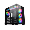 CASE XIGMATEK AQUA V AIR BLACK 7 FAN RGB
