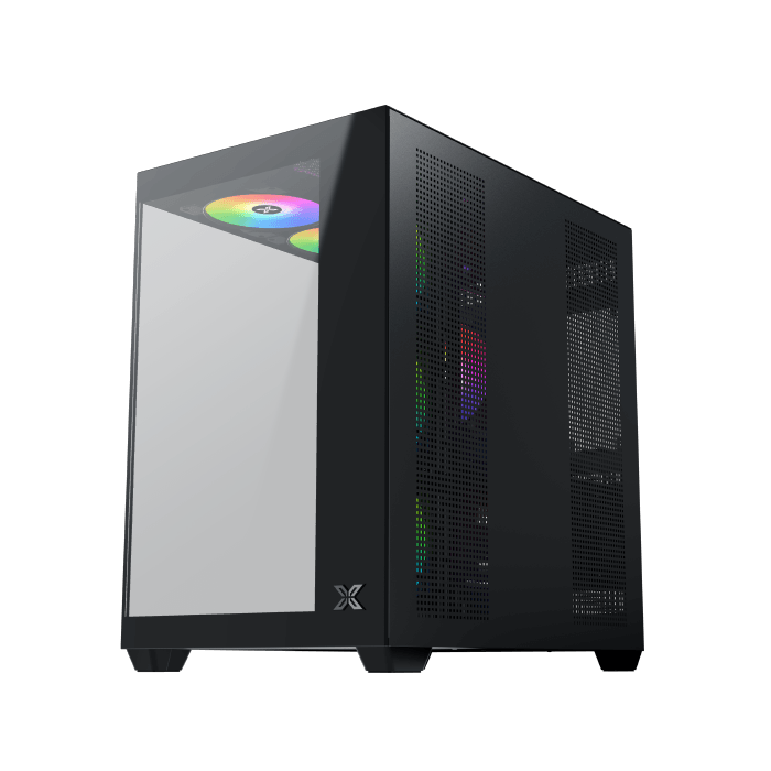 CASE XIGMATEK AQUA V AIR BLACK 7 FAN RGB