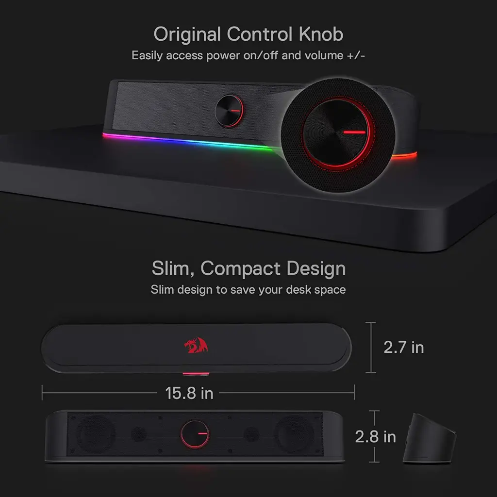 Redragon GS560 Adiemus RGB Wired Speaker