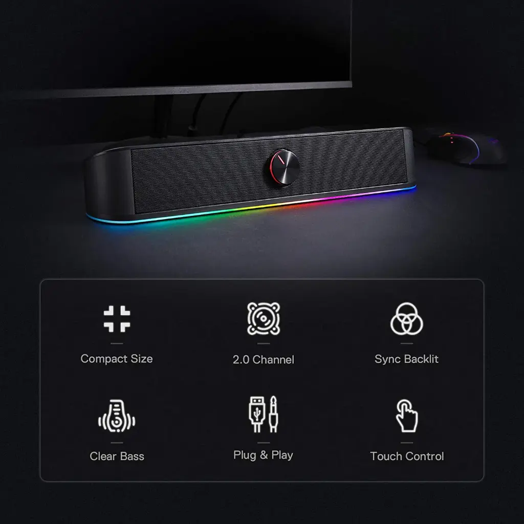 Redragon GS560 Adiemus RGB Wired Speaker