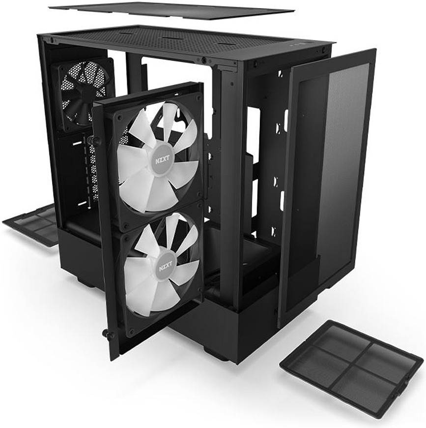 CASE NZXT H5 FLOW RGB BLACK