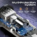 TransDrive-65W Transparent Mini Car charger 