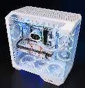 Case DarkFlash DY470 WHITE ATX with 4x ARGB Fans