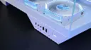 Case DarkFlash DY470 WHITE ATX with 4x ARGB Fans