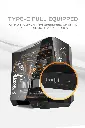 Case DarkFlash DY470 BLACK with 4x ARGB Fans