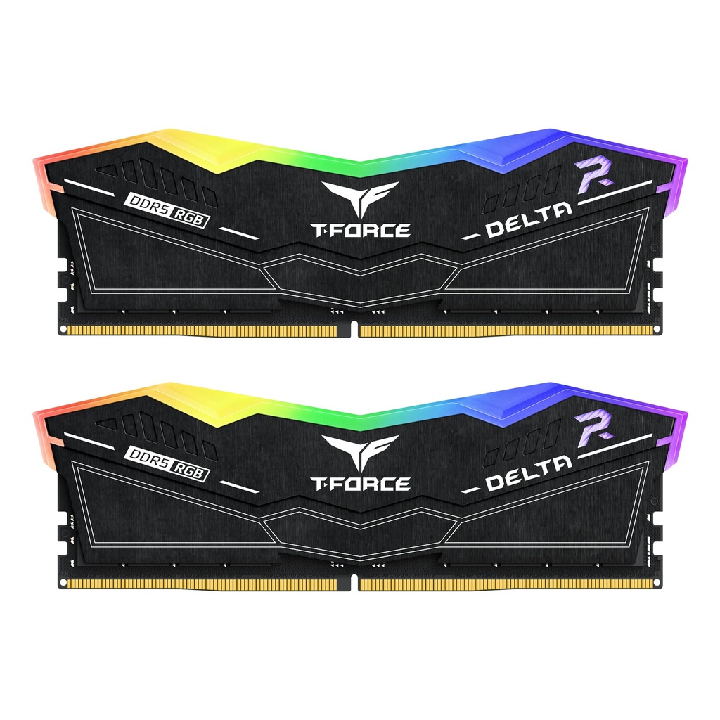 RAM TEAM T-FORCE 32GB 16X2 6400MHZ DDR5 RGB BLACK