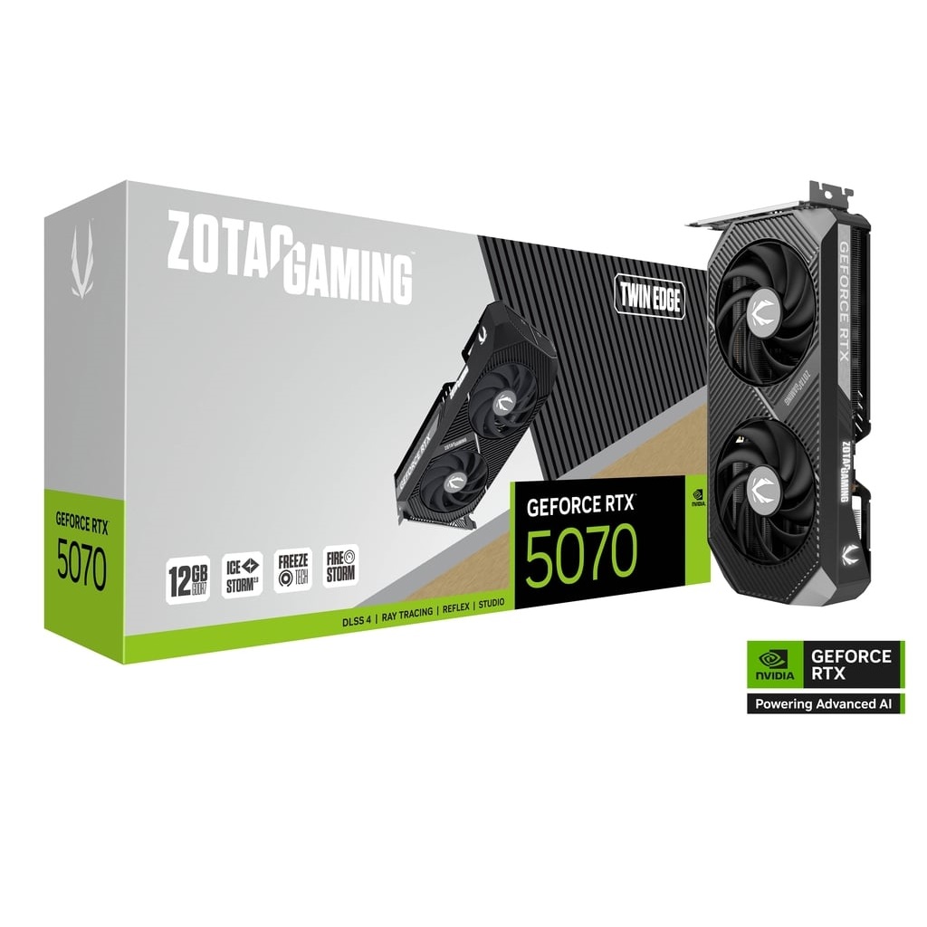 ZOTAC GAMING GeForce RTX 5070 Twin Edge 12GB GDDR7