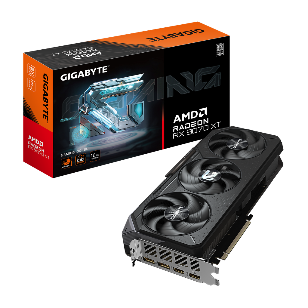 GIGABYTE Radeon™ RX 9070 XT GAMING OC 16G GV-R9070XTGAMING OC-16GD