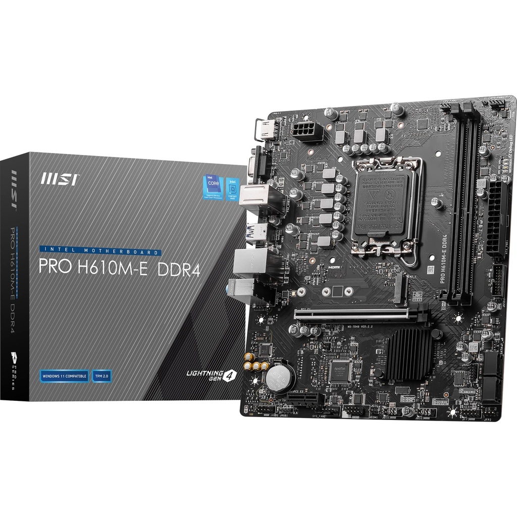 MB MSI PRO H610M-E DDR4