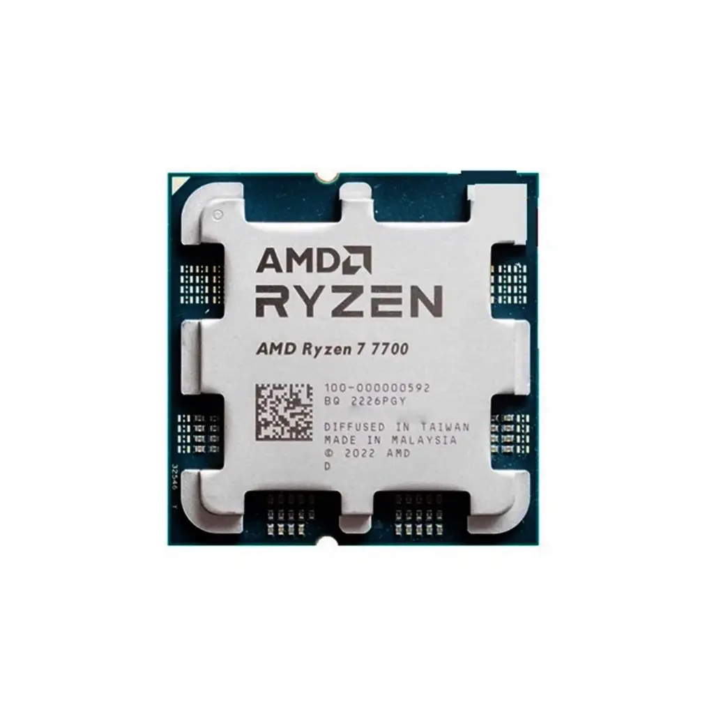 AMD Ryzen 7 7700 Processor TRAY, Processor 8 Core 16 Thread, 76MB Cache, Up To 5.3 GHz