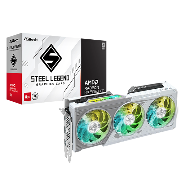 AMD Radeon™ RX 9060 XT Steel Legend 8GB OC