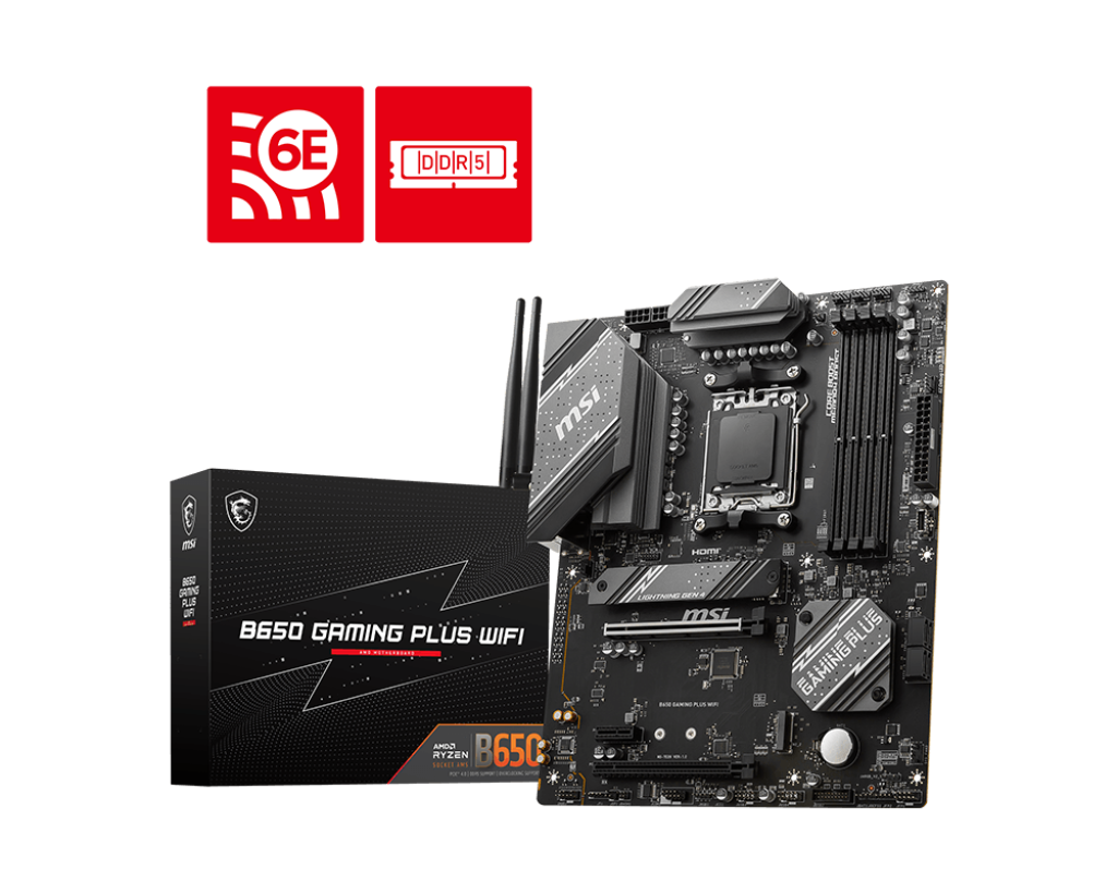 MSI B650 Gaming Plus WiFi AM5 DDR5 Motherboard
