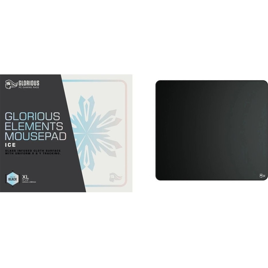 Glorious Element Gaming Mouse Pad - ICE 17x15in (38x43cm) | GLO-MP-ELEM-ICE
