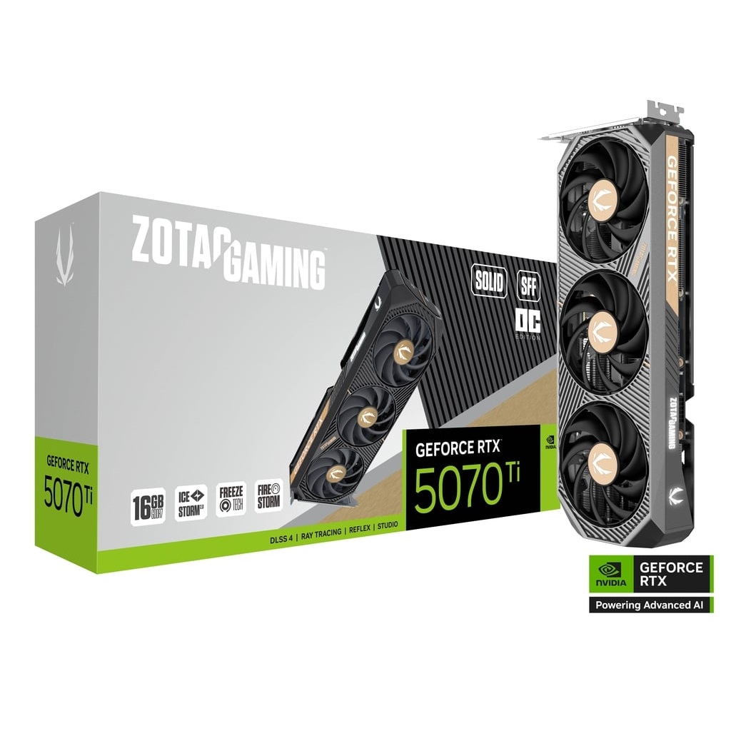 ZOTAC GAMING GeForce RTX 5070 Ti SOLID SFF OC