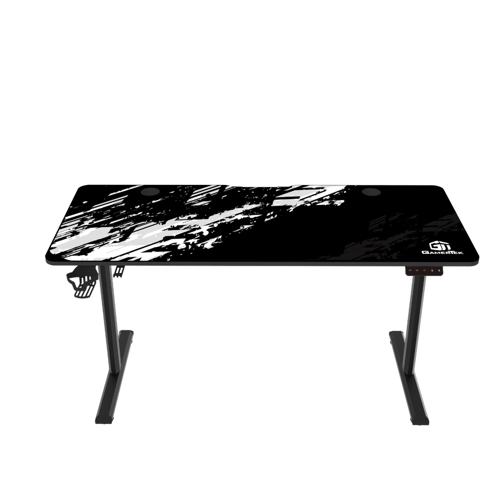 GamerTek GT-Elevate X Gaming Desk - White & Black