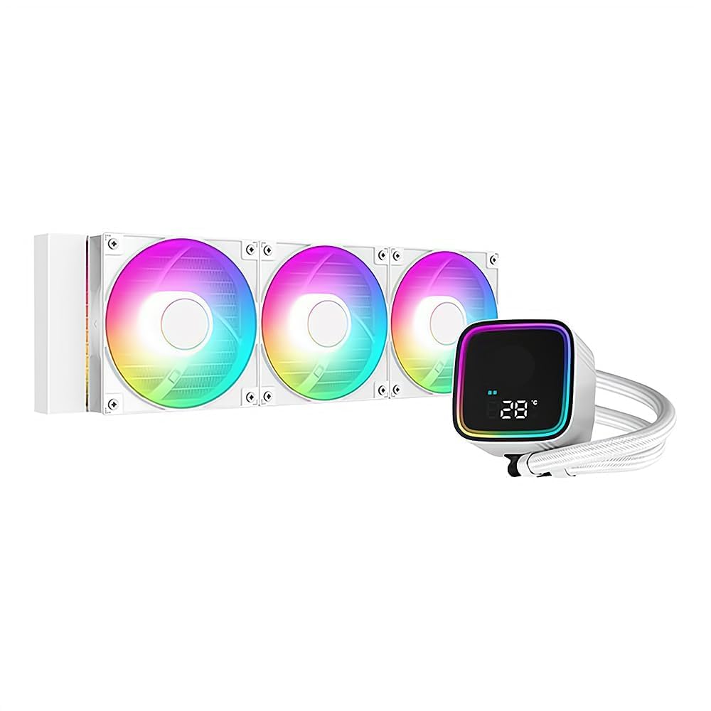  DEEPCOOL AIO Liquid Cooler LS720 SE DIGITAL A-RGB 360mm White