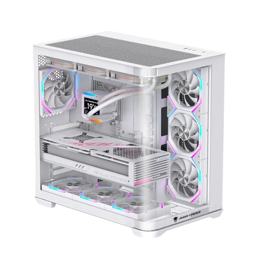 Jungle Leopard Case AC-01 ATX White (No fans included)