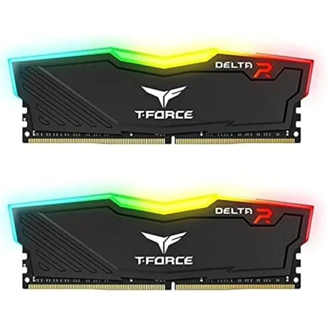RAM 16GB 8X2 3200MHZ DDR4 RGB TEAM T-FORCE BLACK
