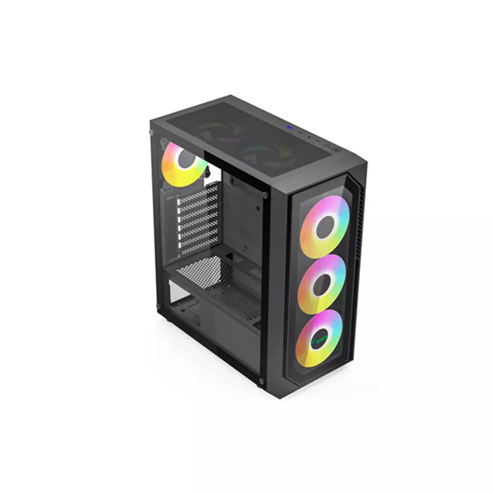 Xander Velox II TG Mid Tower ATX Case - Black | WCE0573