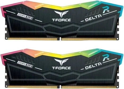  RAM 32GB 16X2 5600MHZ DDR5 TEAM T-FORCE RGB BLACK