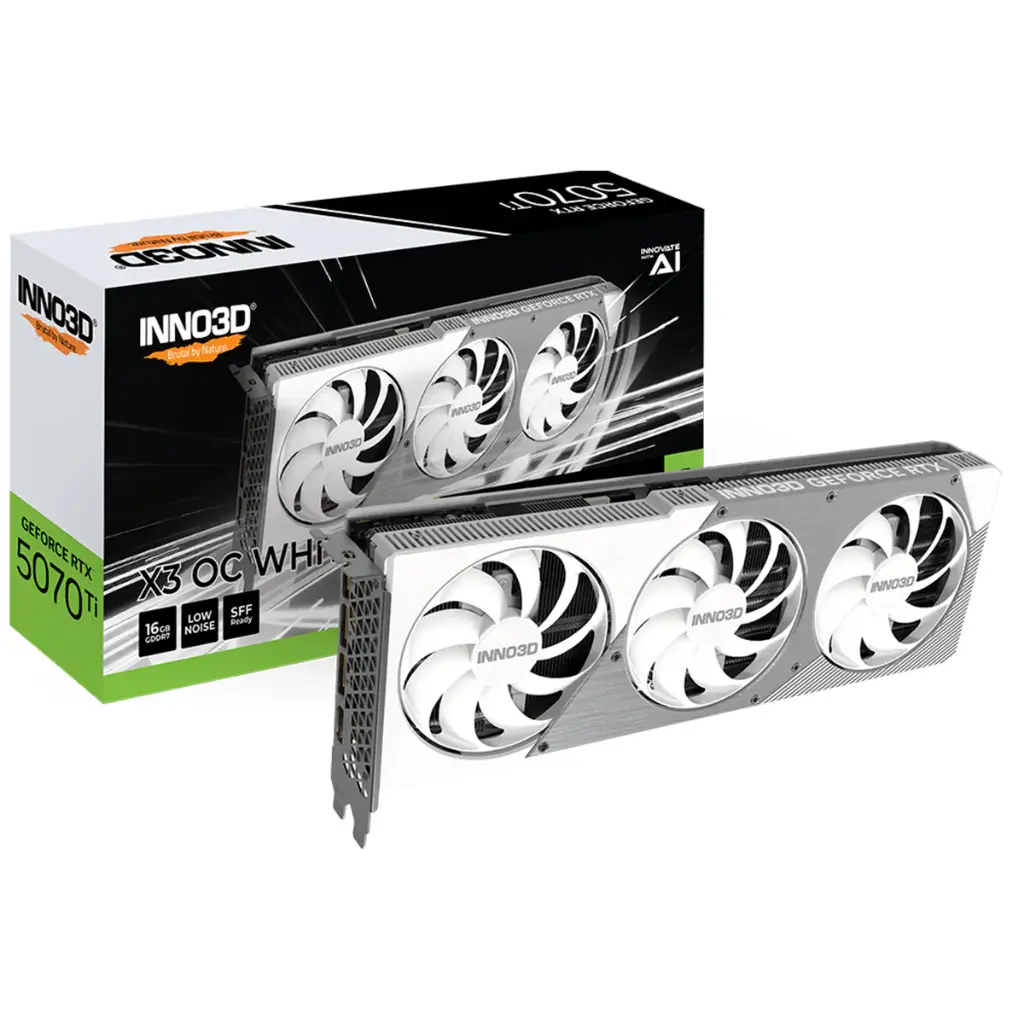 INNO3D GeForce RTX 5070 Ti OC 16GB X3  WHITE 