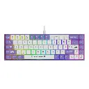 OPEN BOX - AJAZZ KEYBOARD PURPLE WHITE BROWN SWITCH (WIRED ONLY) 60% - AK680