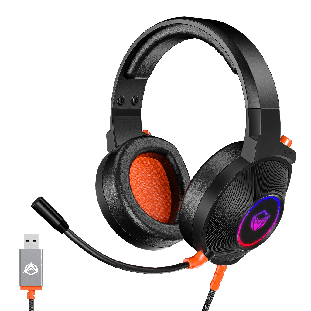 Meetion Virtual 7.1 Surround Sound,  Noise-Cancelling Microphone, Gaming Headset MT-HP012 BLACK