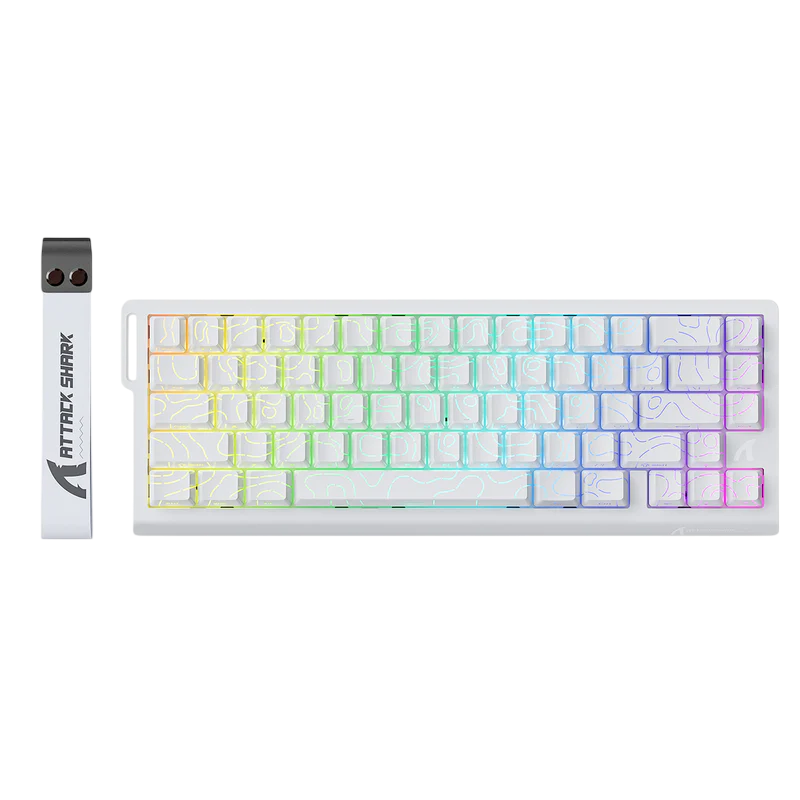 ATTACK SHARK X68 HE - White 