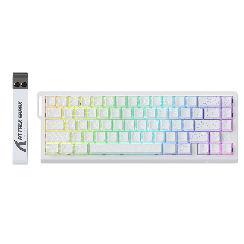 ATTACK SHARK X68 HE - White 