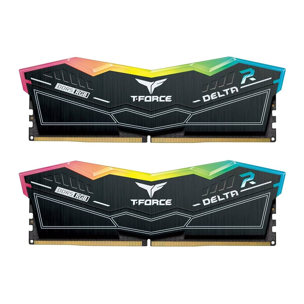  RAM 16GB 8X2 5600MHZ DDR5 TEAM T-FORCE RGB BLACK CL40-40-40-84 1.2V