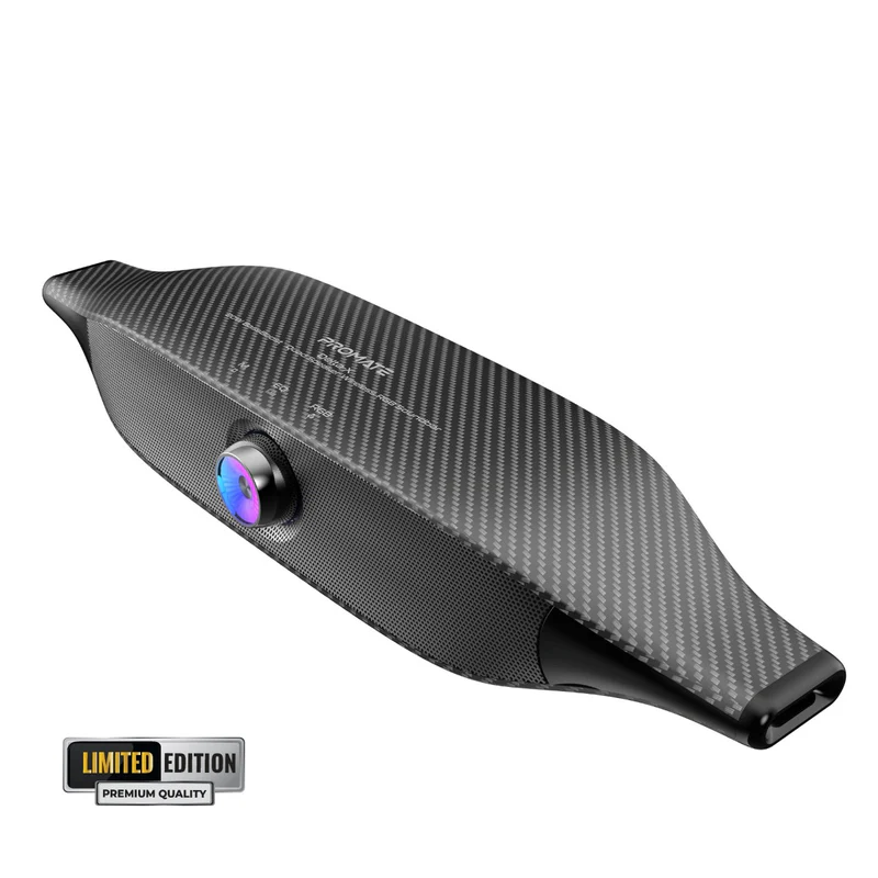 Promate 20W BassBoost™ Quad Speaker and Built-In Microphone Wireless RGB Soundbar Delta-X BLACK