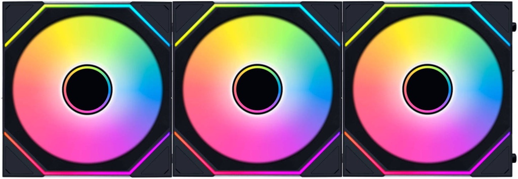 LIAN LI UNI Fan SL-INFINITY 120 Wireless BLACK RGB (3pcs) with controller