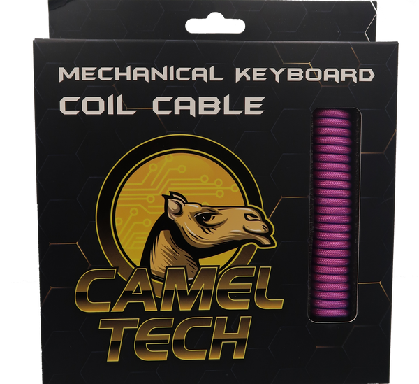 CAMEL TECH Purple- Coiled Cable