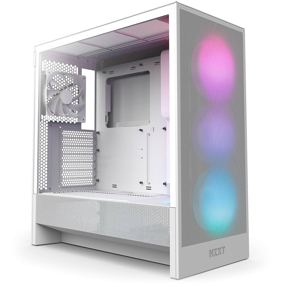 CASE NZXT H5 FLOW RGB WHITE