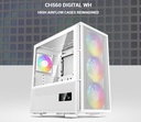 CASE DEEPCOOL CH560 DIGITAL white E-ATX 4F ARGB