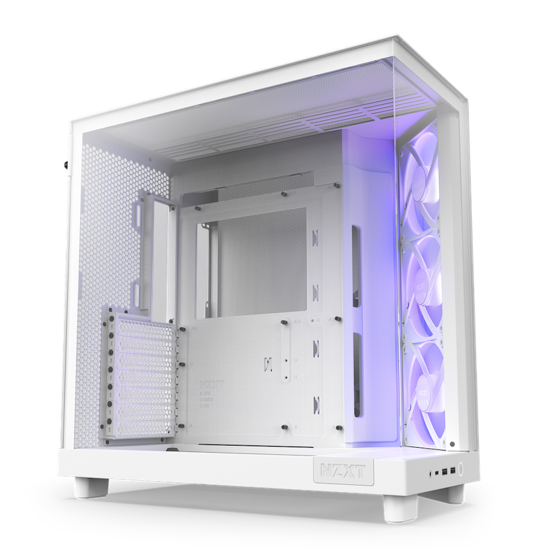 CASE NZXT H6 FLOW WHITE RGB