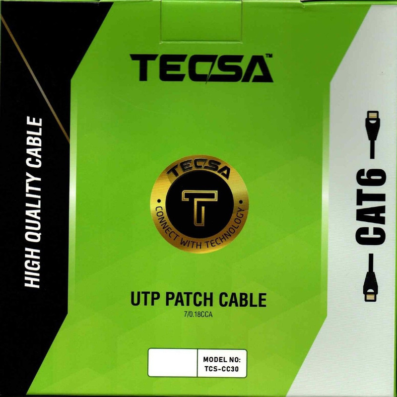 Ethernet Cable Cat6 30M TECSA
